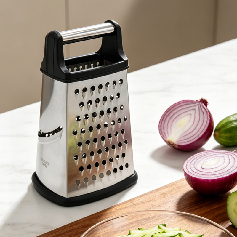 8 pulgadas acero inoxidable raspador de arco queso raspador multifuncional melón y frutas cuatro lados raspador de frutas raspador herramientas de cocina image 3