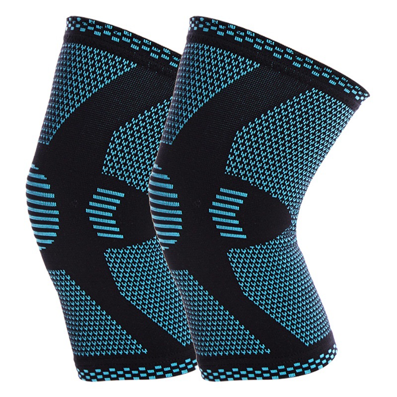 Rodilleras deportivas al por mayor de nylon de punto de alto elástico antideslizante baloncesto running fitness al aire libre ciclismo montañismo deportes equipo de protección