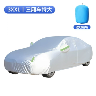 Car clothing – Car Cover, Full Cover, Rain and - silver-aluminum-film-silver-3xxl-sedan-extra-large