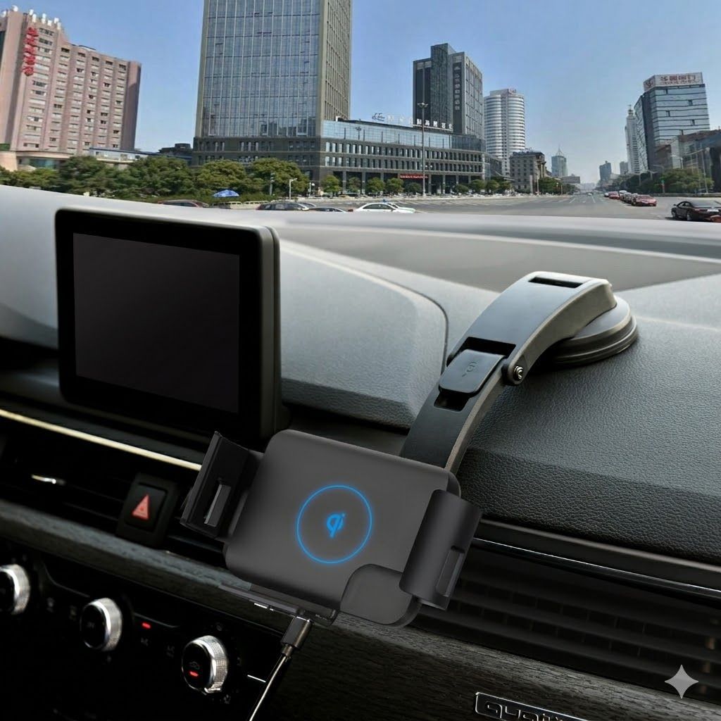Cargador inalámbrico para coche con sensor automático, compatible con el soporte para teléfono plegable Samsung Z Fold6