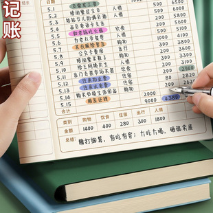 Accounting Book, Family Financial Management Handbook, Detailed Account, Income and Expenditure, Cash Diary, Daily Expenses Notebook