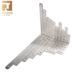 Goldentek Extended Stainless Steel Angle Bracket 90-Degree Wall Bracket Angle Bracket Fixer Shelf Support L-Shaped Support Bracket