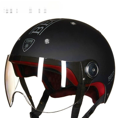 Men and Women, Universal for All, Motosiklet dəbilqələri - s-matte-black-silver-b103