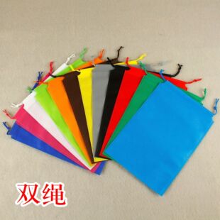 Non-woven Bundle Pocket Shoes Toy Drawstring Bag Dustproof Spot Storage Bag Printable Logo