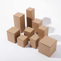 現物通用牛革紙箱三層段ボール包装箱製品外装正方形長方形バックルボックス