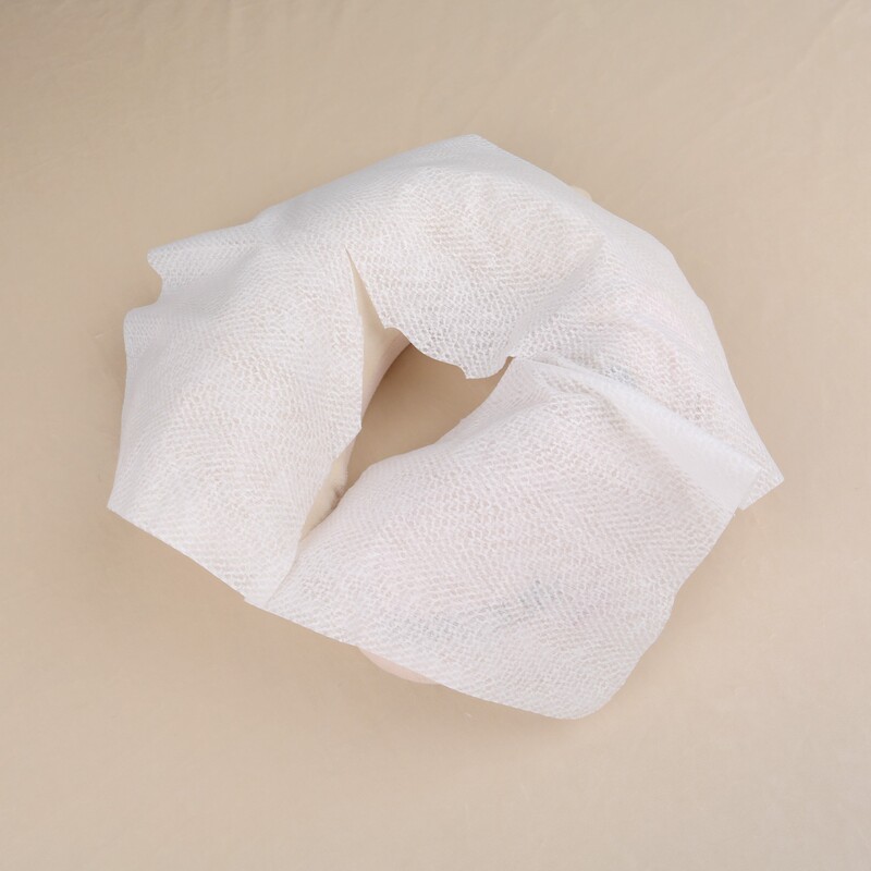 U-shaped prone towel hole towel non-woven wavy face towel large size beauty bed SPA ear picking Chinese medicine shop use