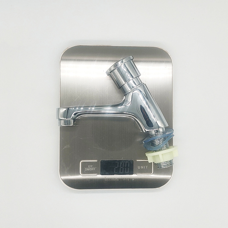 Fabricantes de suministro de lavabo retardo grifo cobre sola cuenca fría grifo retardo grifo al por mayor