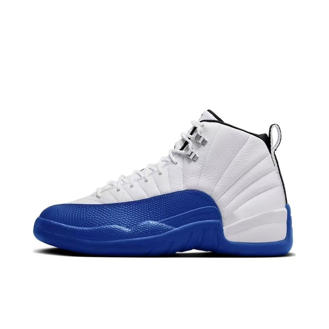 Tenis Retro de Básquetbol para Hombre AJ12, Cuero Sintético y Caucho, Antideslizantes