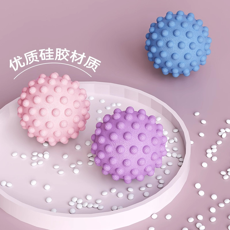Convex Solid Ball Yoga Ball Peanut Ball Massage Ball Muscle Relaxation Durian Ball Peanut Ball Fascia Ball Ready Stock