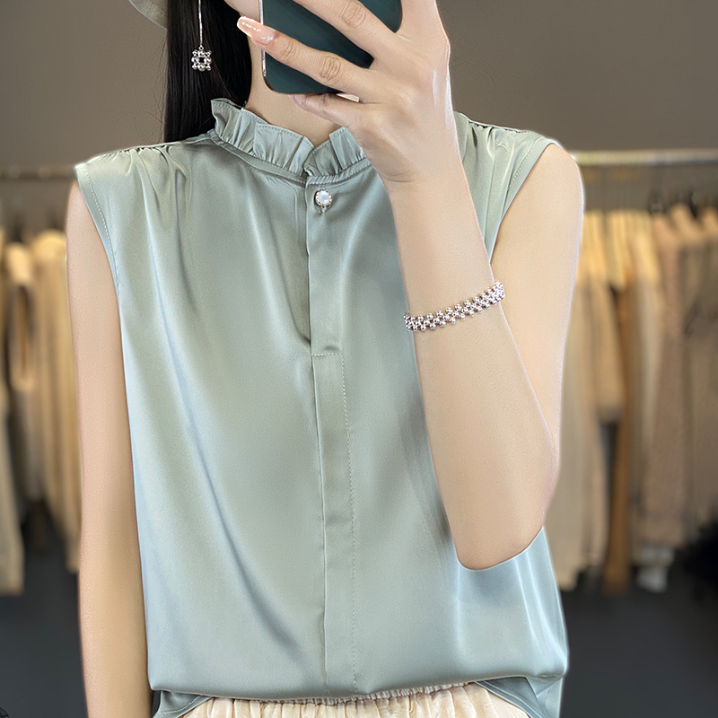 Spring summer shirt sleevless