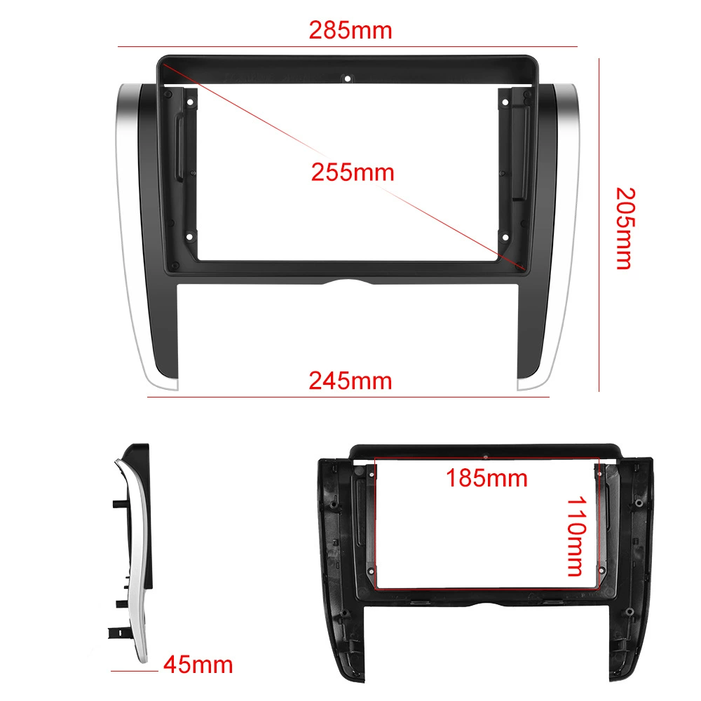 Подходит для Toyota ALLION 09-15 центральный экран автомобильная навигация Carplay и изображение заднего вида в одном устройстве