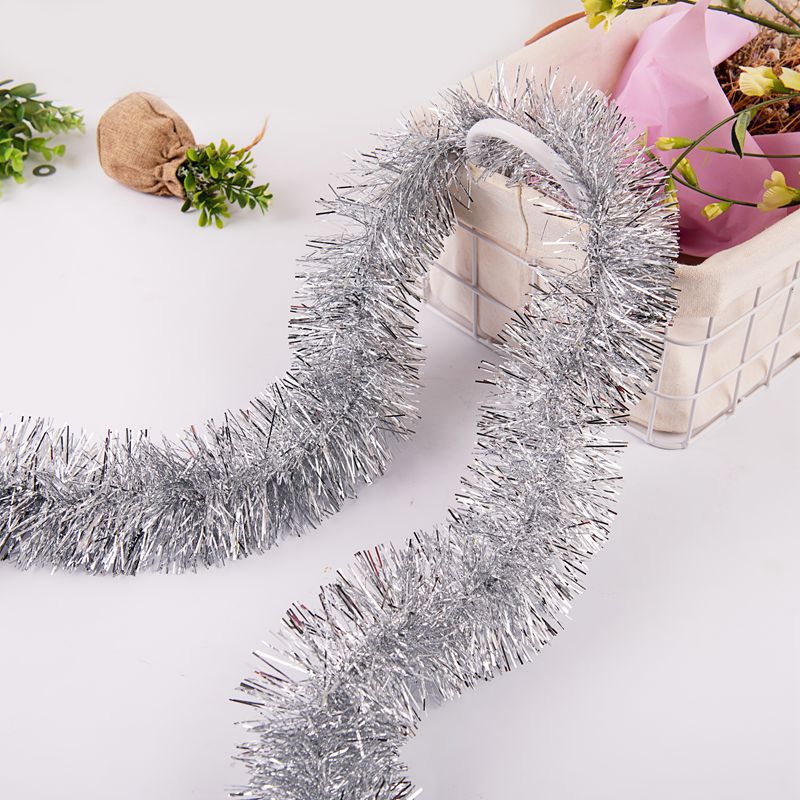 Comercio exterior transfronterizo Fiesta del Festival de Navidad barra de color 9cm5 capa 2 M cifrada tira de lana engrosada 61 tira de guirnalda decorativa