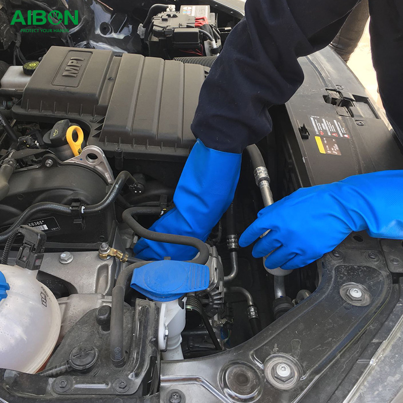 供应 丁腈手套防油污手套 抗酸碱手套 实验室用手套 质量保障