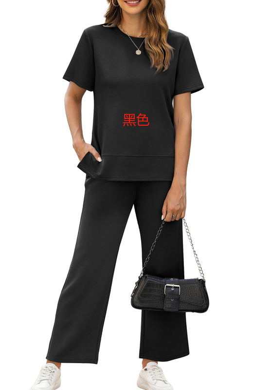 2025アマゾン独立駅越境爆品夏セクシー女性丸首tシャツゆるいプルオーバー半袖上着|undefined