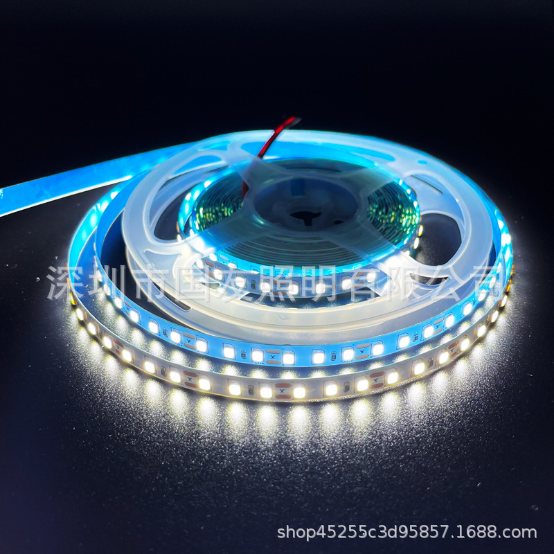 2835低電圧ランプストリップ自己接着性ledストリップ12v 2色ランプストリップ卸売24vリニアライト120ランプキャビネットライト|undefined