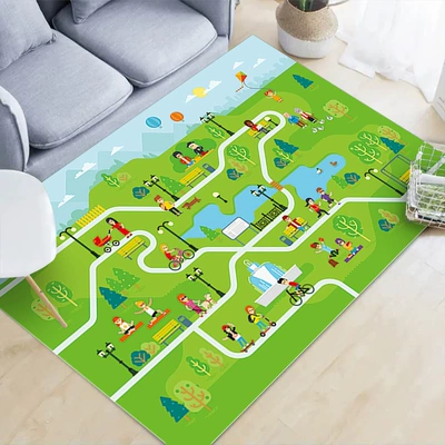 Avtomobil döşəmə paspasları, Cuttable Mat - qybr-913-120160cm-crystal-velvet