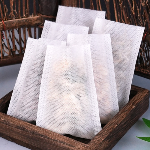 Full-size non-woven heat-sealed flat pocket disposable tea bags herbal decoction filtration bags beauty foot bath bags