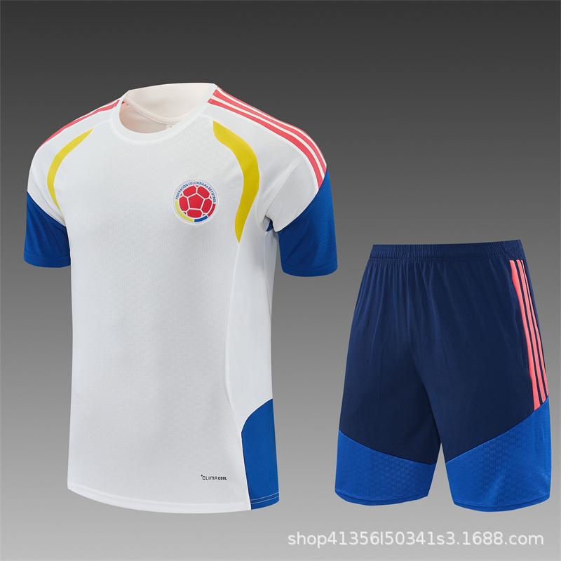 2627 temporada Barcelona Real Madrid Argentina Brasil España fútbol de manga corta trajes de entrenamiento para adultos equipo nacional