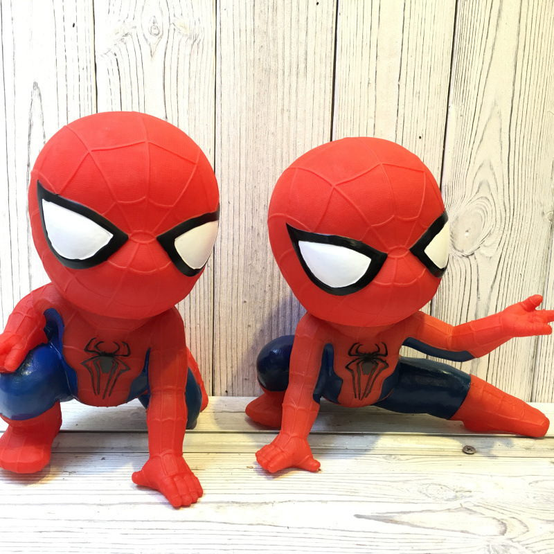 Spider-Man League of Legends Piggy Bank Children's Gift Superhero Animation Handmade Office Piggy Bank for Cross-Border