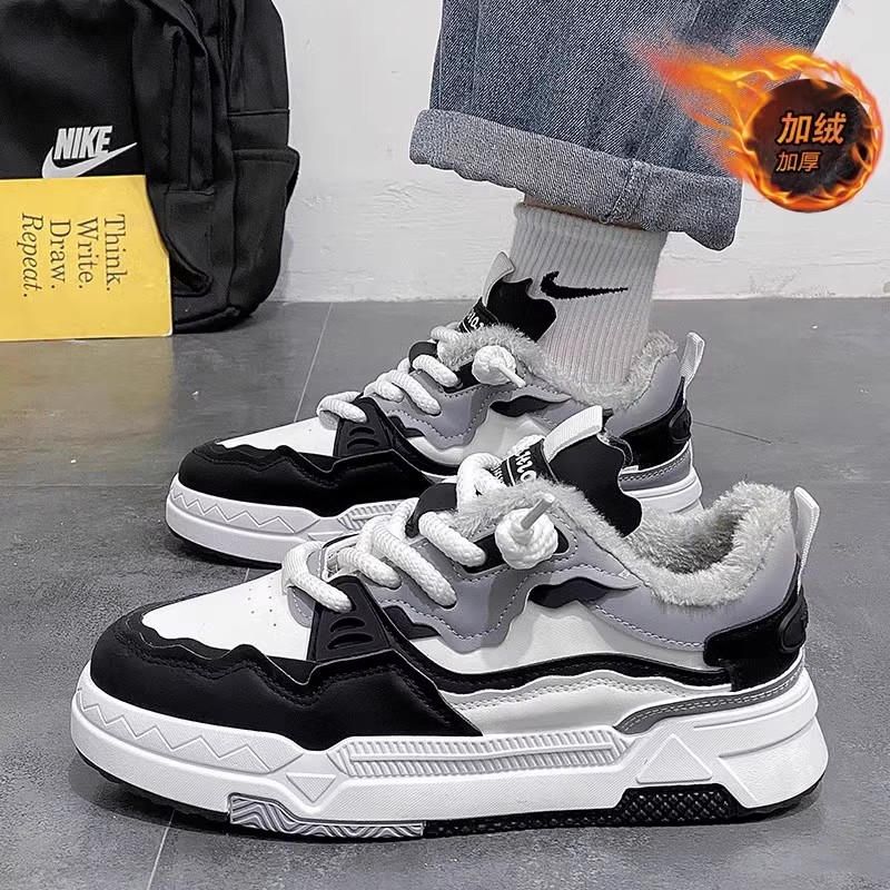 화이트와 블랙 [캐주얼 플러스 벨벳 스타일]