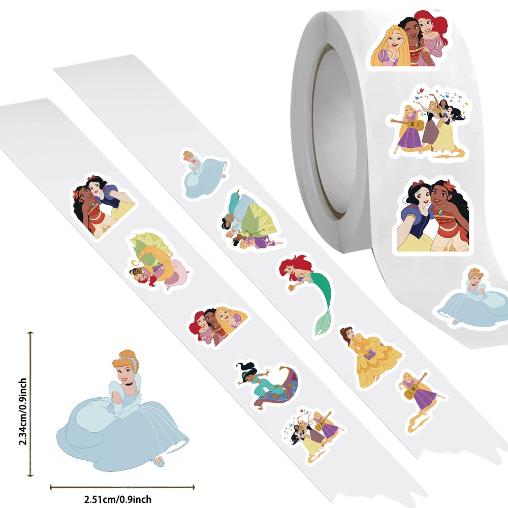 Disney, глянцевый телефонный чехол принцессы PVC, наклейка