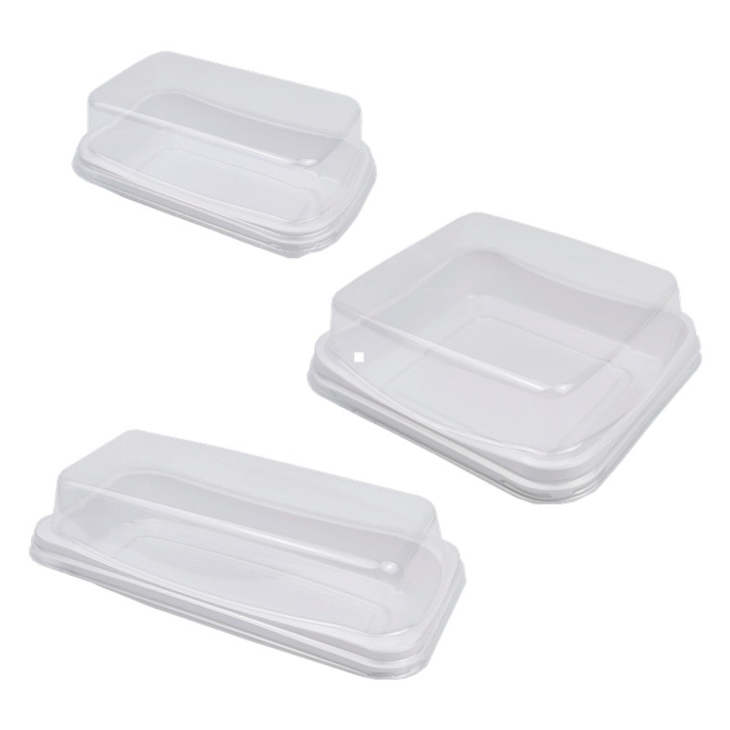 Caja de embalaje de postre rectangular de pan de crema Kingston Celebridad en línea vieja caja de pastel de crema