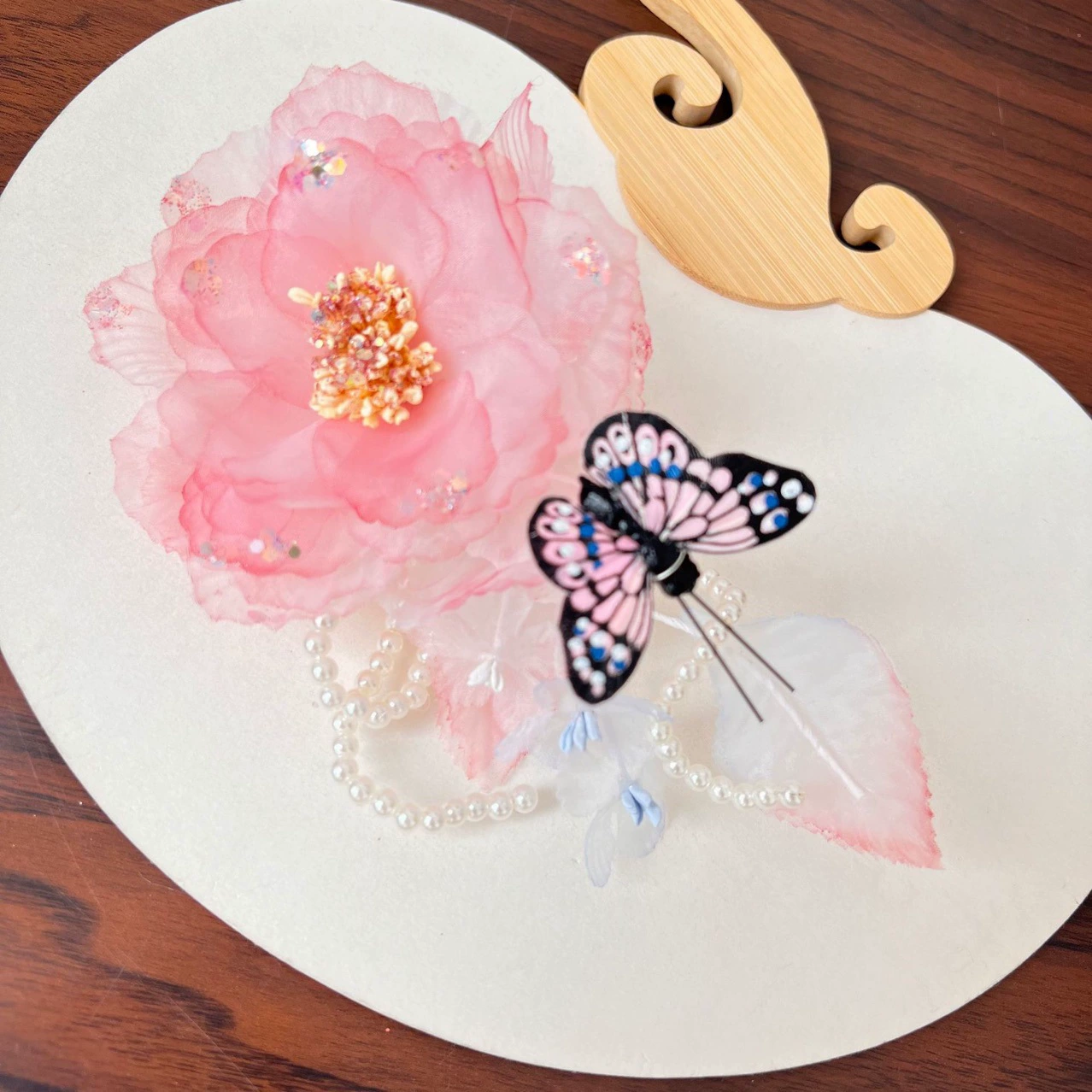 Прямая продажа парика от производителя для женщин, ленивая повязка для волос в древнем стиле Hanfu с мягкой оберткой для волос с бантом по бокам.