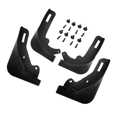 Modified Accessories Punch-free Car – Mudguard - modely-matte-black-hard