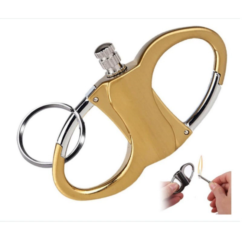 Metal Keychain Lighter подвеска портативный карабин брелок металлический керосин дельфин миллион