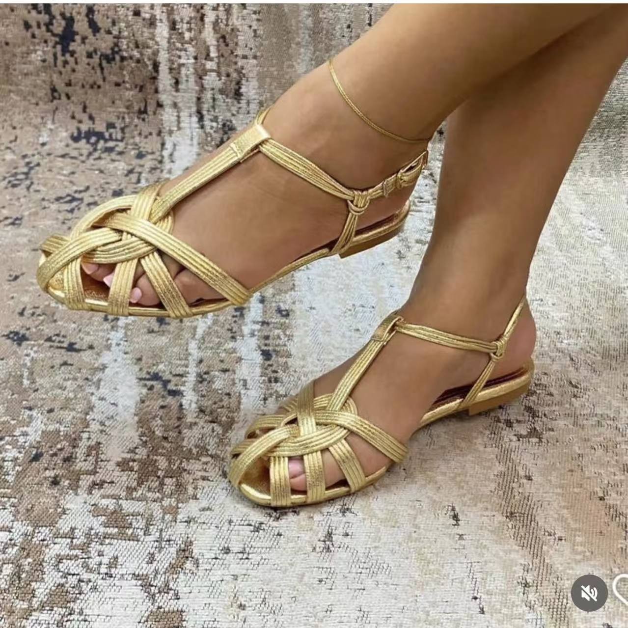 summer woven fashionable women's sandals