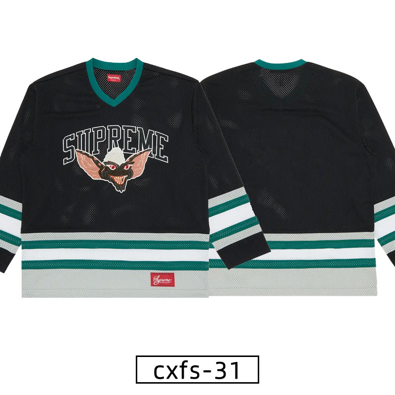 Comercio extranjero transfronterizo para camisetas de fan de manga larga personalizadas otoño y invierno 2025, camisetas de fútbol gruesas, camisetas de fútbol retro