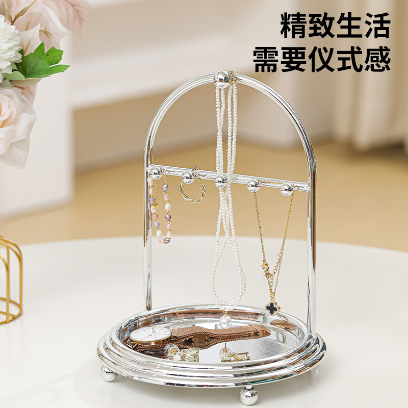 北欧ジュエリー収納棚ネックレスイヤリング指輪アクセサリー棚ジュエリー置物高級シンプル収納展示棚|undefined