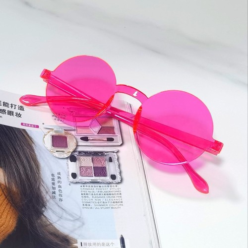 Heart-shaped glasses factory candy jelly color love glasses personalized Western-style sunglasses for men and women, heart-shaped sunglasses