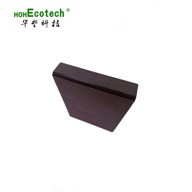 Fábrica de piso de plástico de madera hogar agujero sólido plástico piso de madera jardín ingeniería al aire libre decorativo Placa de agujero cuadrado anti-corrosión