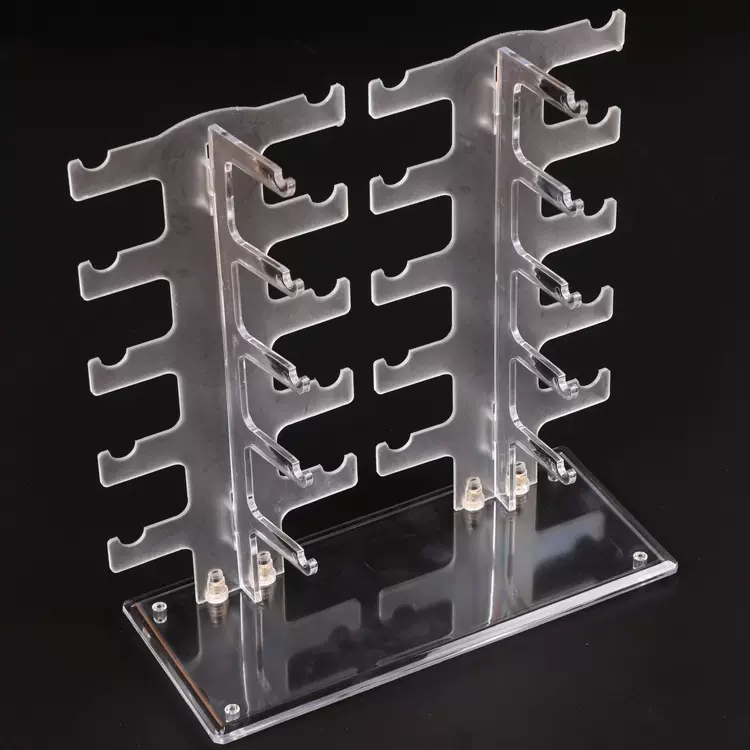 双排10副墨镜太阳镜 眼镜架子 塑料眼镜展示架 展示货架厂家批发