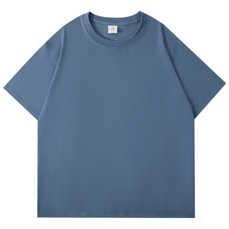 夏綿 100% 半袖 Tシャツメンズカジュアル多用途無地新疆綿半袖ボトム Tシャツ男性と女性用|undefined