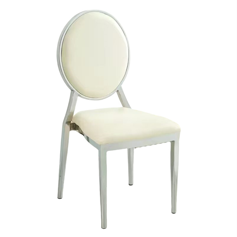 Sillas de comedor domésticas nórdicas lujosas modernas de hierro forjado simple respaldo mesa de negociación taburetes minimalistas restaurante hotel lujo