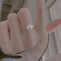 Daisy Ring for Women 2022 New Minority Design Light Luxury Ins Trend Index Ring Cold Style High-End Ring