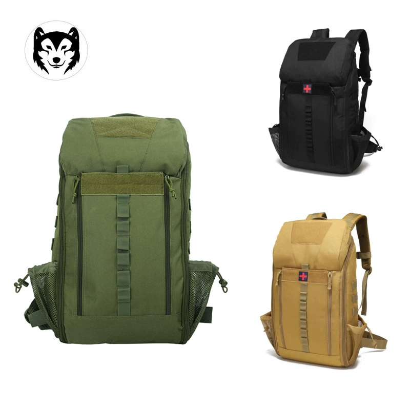 Тактическая медицинская сумка для езды на велосипеде, альпинизма, пожарной аварийной сумки, многофункциональный износостойкий рюкзак из ткани Оксфорд для мужчин