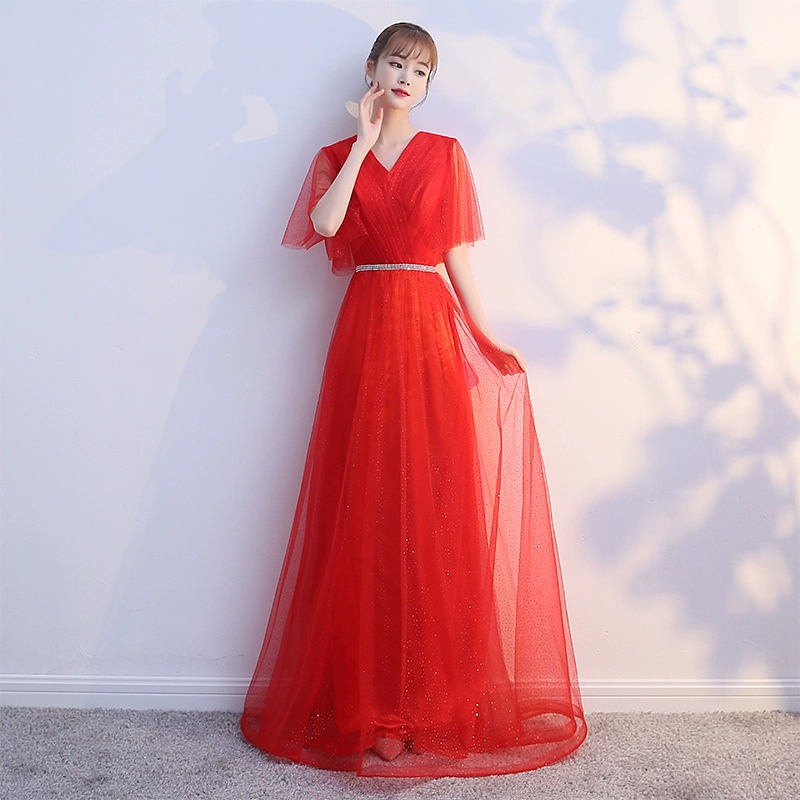 枫彩 Suit, evening dress, long skirt