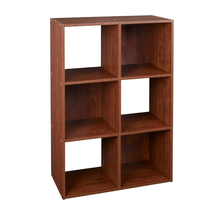 6 cube solid wood storage racks in stacking multi -functional cube