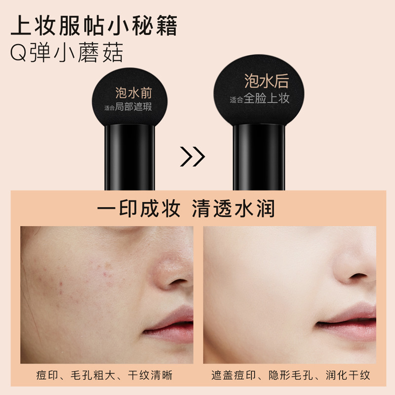Fanzhen キノコ エア クッション ビューティー クリーム リペア コンシーラー アイソレーション リフティング 均一な肌の色 リキッド ファンデーション エア クッション bb クリーム|undefined