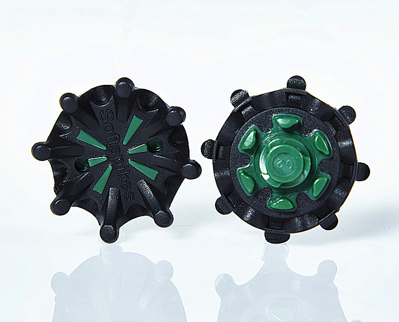 El Golf durable calza el clavo externo material giratorio de la ocho-garra de la rotación TPU del gong del clavo conveniente para el único negro del Golf de FJ