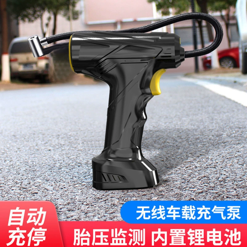 Беспроводной воздушный насос для автомобилей, портативный автомобильный насос с цифровым дисплеем для велосипедных шин, умный и портативный