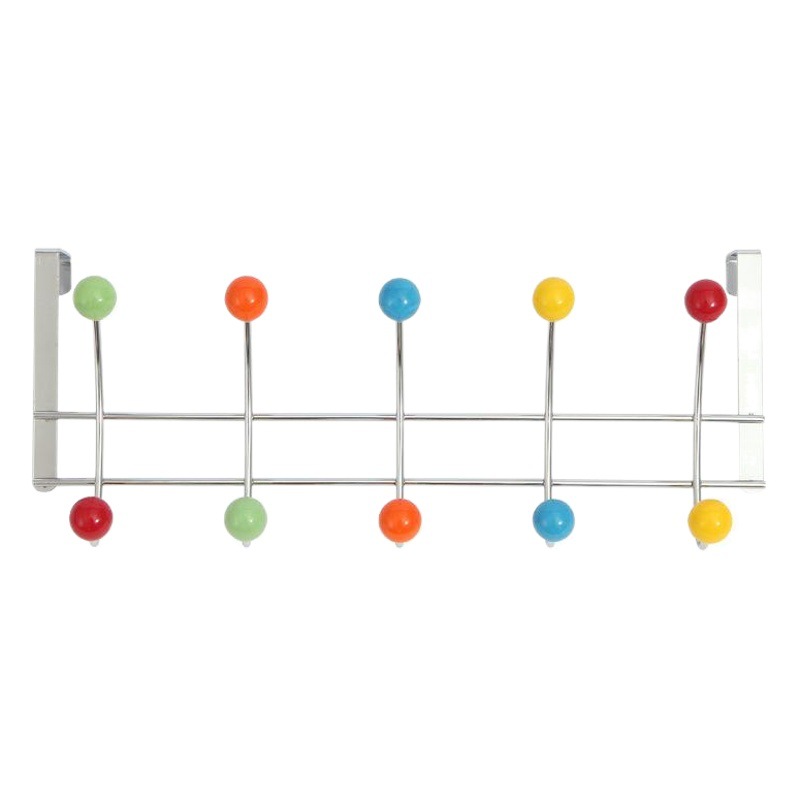 Ourunzhe puerta trasera Gancho de cuentas de color al por mayor creativo puerta trasera abrigo y sombrero estante de almacenamiento gancho decorativo libre de la capa