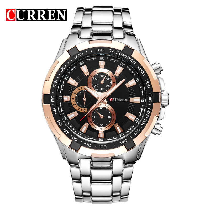 Curren/�����8023��ʿ�ֱ����������ˮʯӢ�������ʱ�������