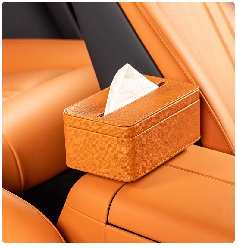 Suitable for Xiaomi Yu7 Car Magnetic Tissue Box Storage Tissue Bag Cover Yu7 Original Car Color Interior Official Website Same Style