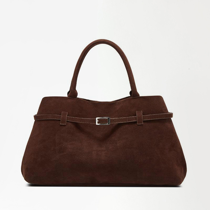 Retro matte handtas met grote capaciteit casual tote tas_voghion.com