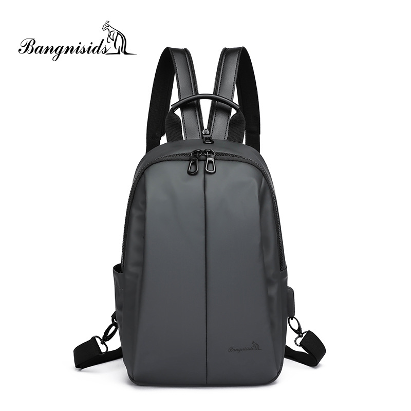 Bonnie Kangaroo Backpack Men's Lightweight Backpack Leisure Mini Simple Sports Chest Bag Trendy Brand Crossbody Bag Wholesale