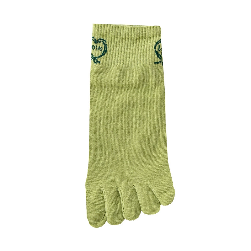 Cotton autumn fresh breathable socks for toes